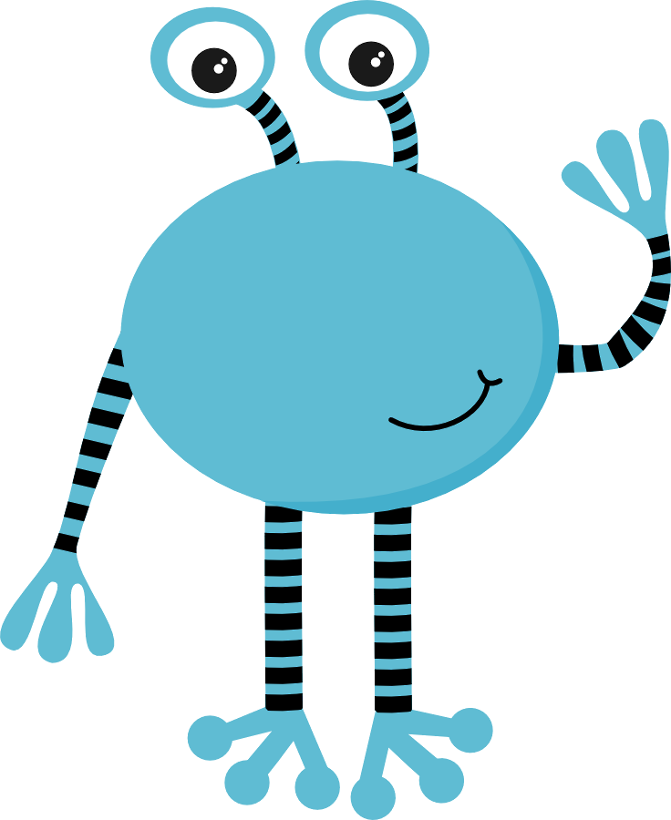 Minus Astronaut - Clipart Monsters - Png Download (736x900), Png Download