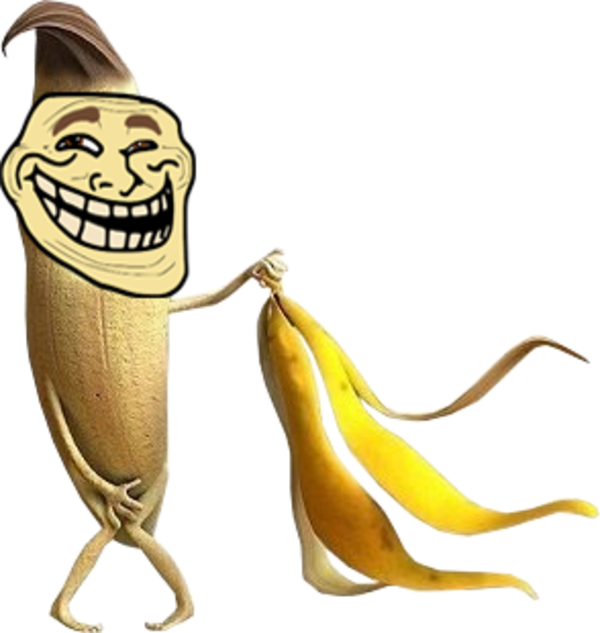 Le Troleing Bananna - Banana Fun Clipart (600x633), Png Download