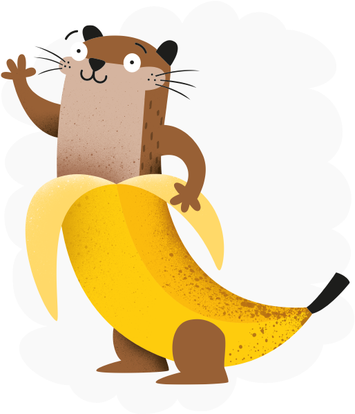 Meet Benjamin Bananotter - Cartoon Clipart (588x604), Png Download