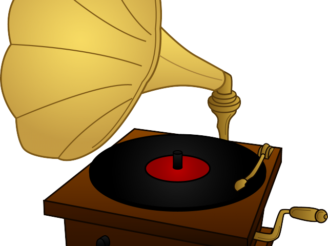 Record Player Clipart Disc - Gramophone Record Player Png Transparent Png (640x480), Png Download