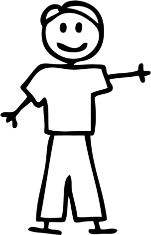 Do You Want To Know About Story Conflict Ok, First - Clip Art Male Stick Figure - Png Download (984x470), Png Download