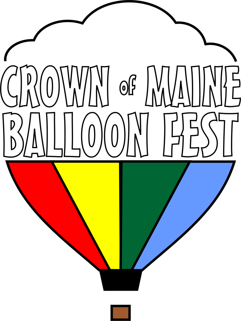 Crown Of Maine Balloon Fest Clipart (1000x1331), Png Download