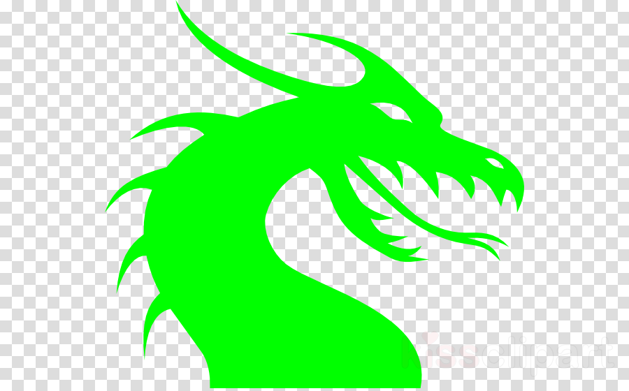 Green Dragon Clipart Dragon Clip Art - Dragon Head Clip Art - Png Download (900x560), Png Download