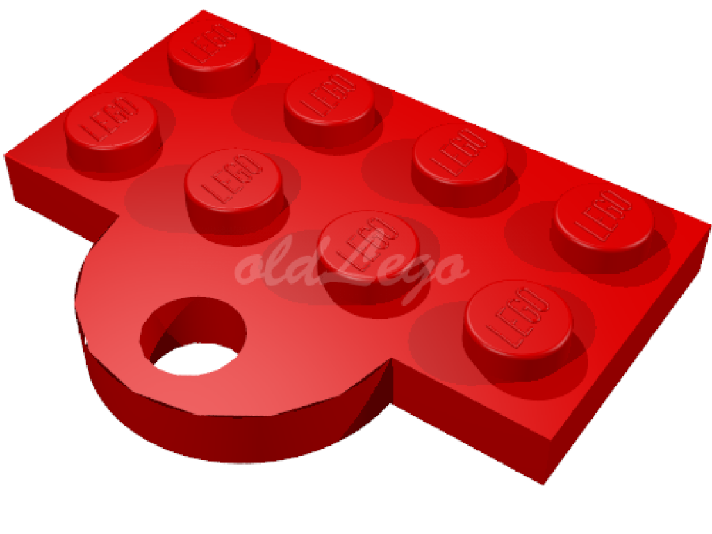 Plate Special 2 X 4 With Train Coupler Closed For Hook - Circle Clipart (1024x1024), Png Download