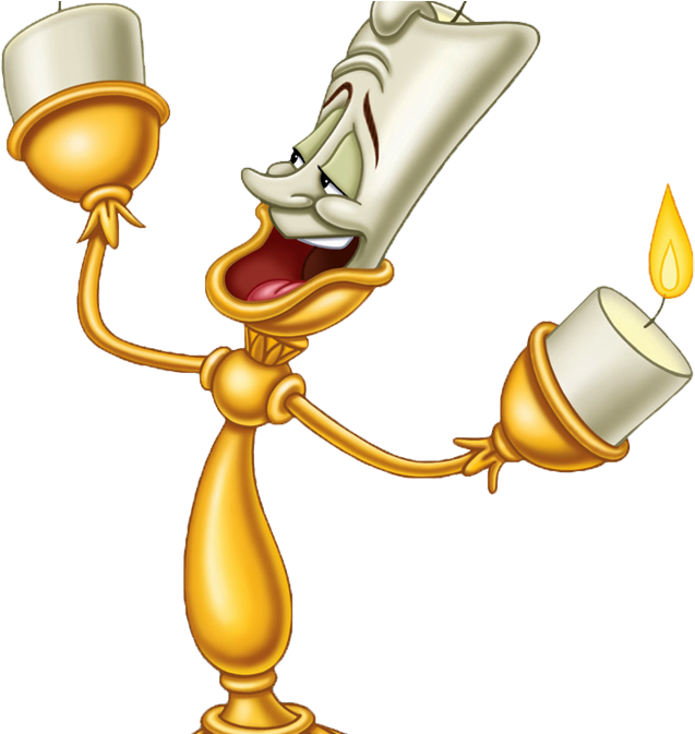 Lumiere Beauty And The Beast 1991 Clipart (672x672), Png Download