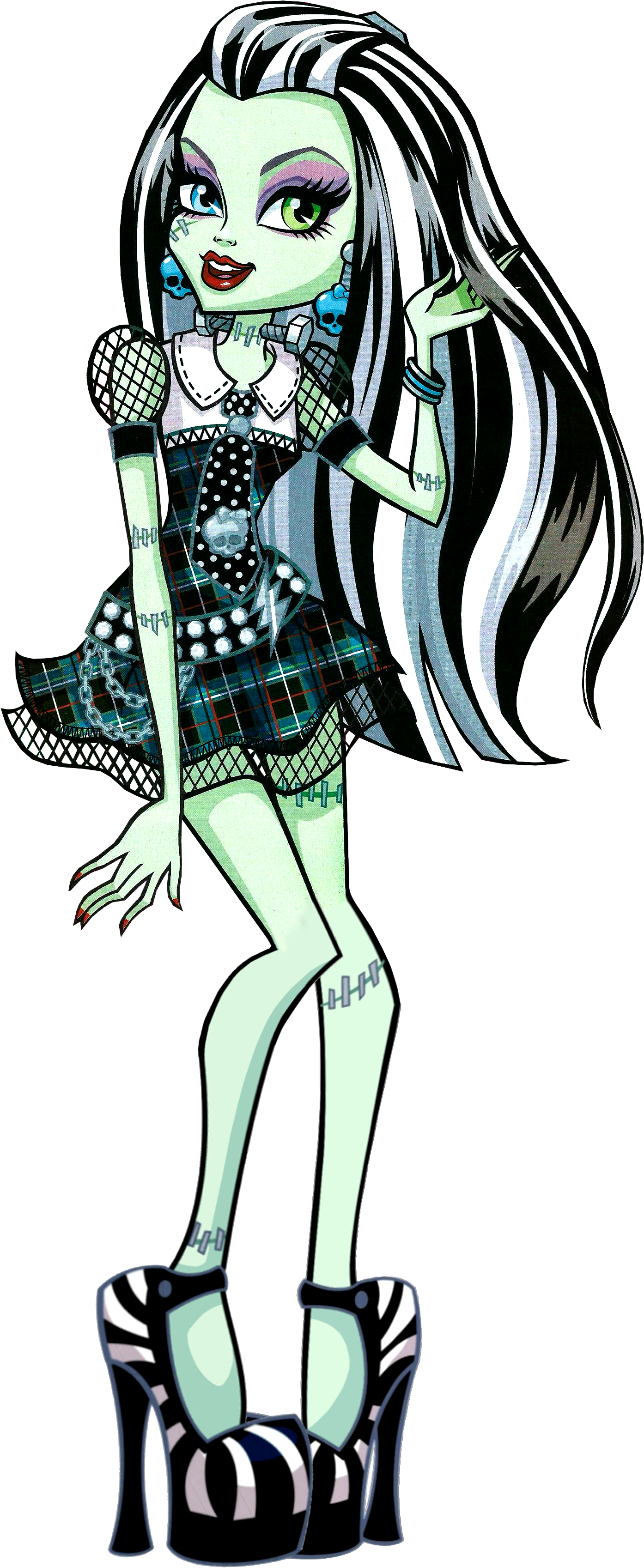 A Imprimer, Contenus Gratuits À Imprimer, Deguisement - Frankie Stein De Monster High Clipart (1561x3489), Png Download