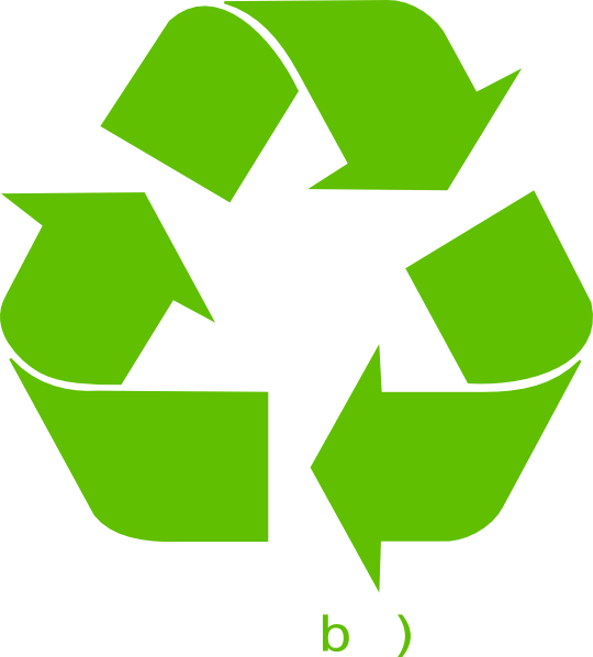 Recycle Symbol Clipart (540x598), Png Download