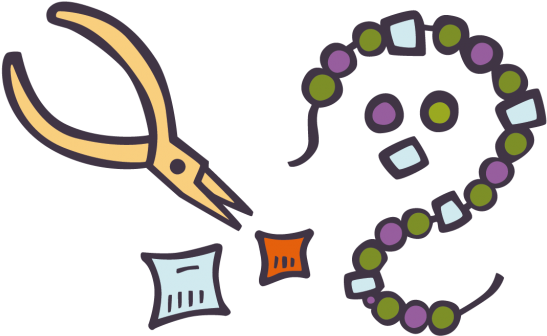 Mosaic And Beading Classes Available At Straightcurves - Portable Network Graphics Clipart (600x600), Png Download