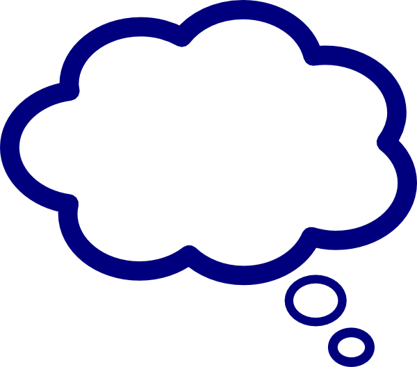 Thought Bubble Clip Art - Thought Bubble Creative Commons - Png Download (600x528), Png Download