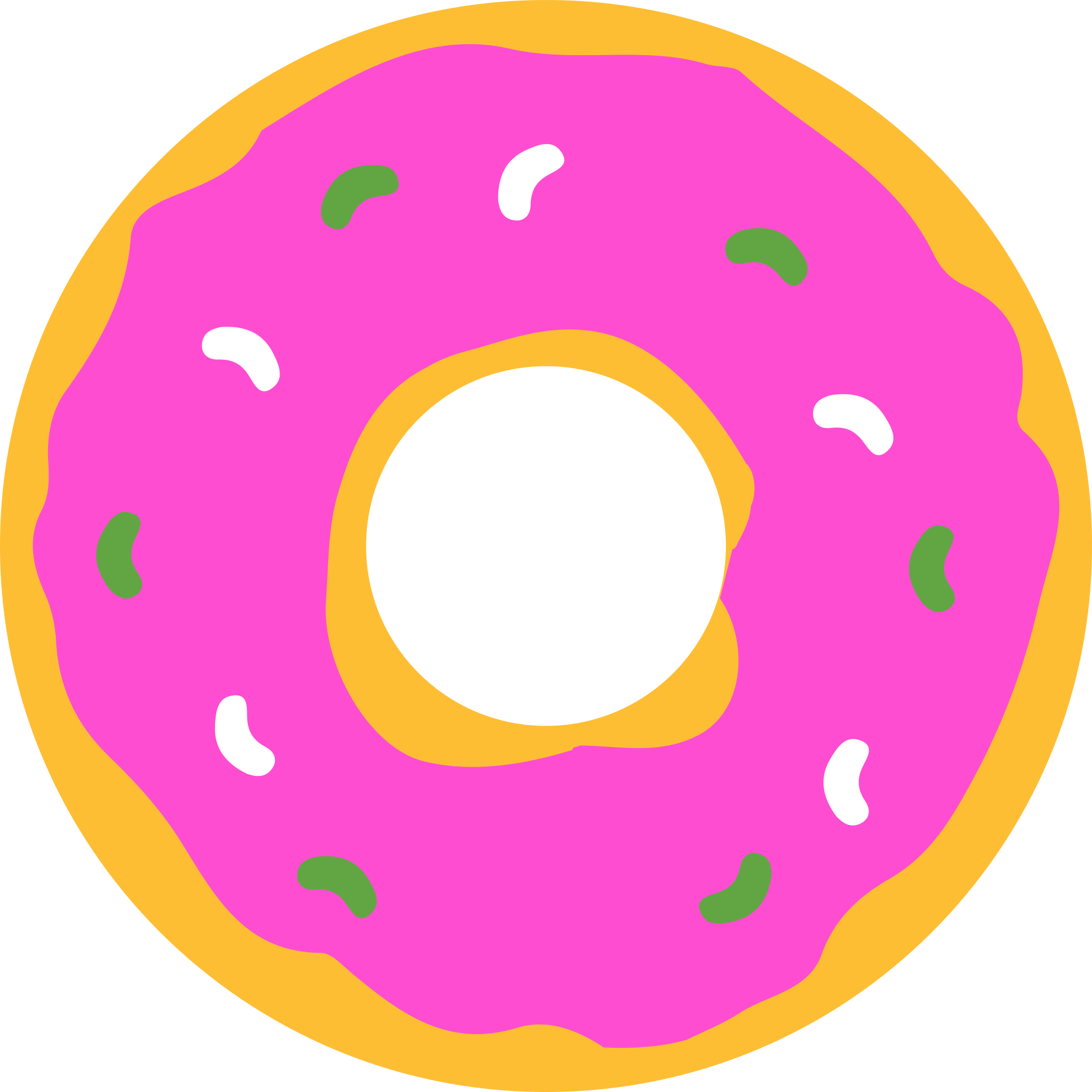 The Simpsons Clip Art - Doughnut - Png Download (1024x1024), Png Download