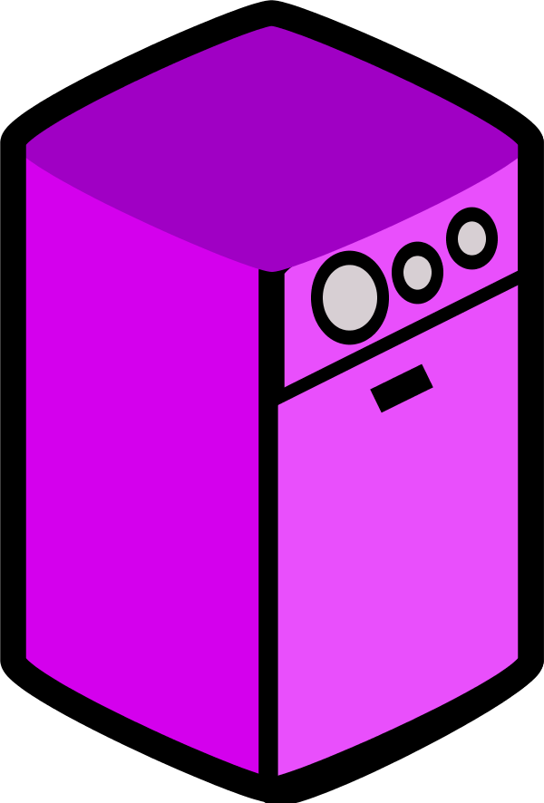 Vector Clip Art - Bulaşık Makinesi Kolay Çizimi - Png Download (600x886), Png Download