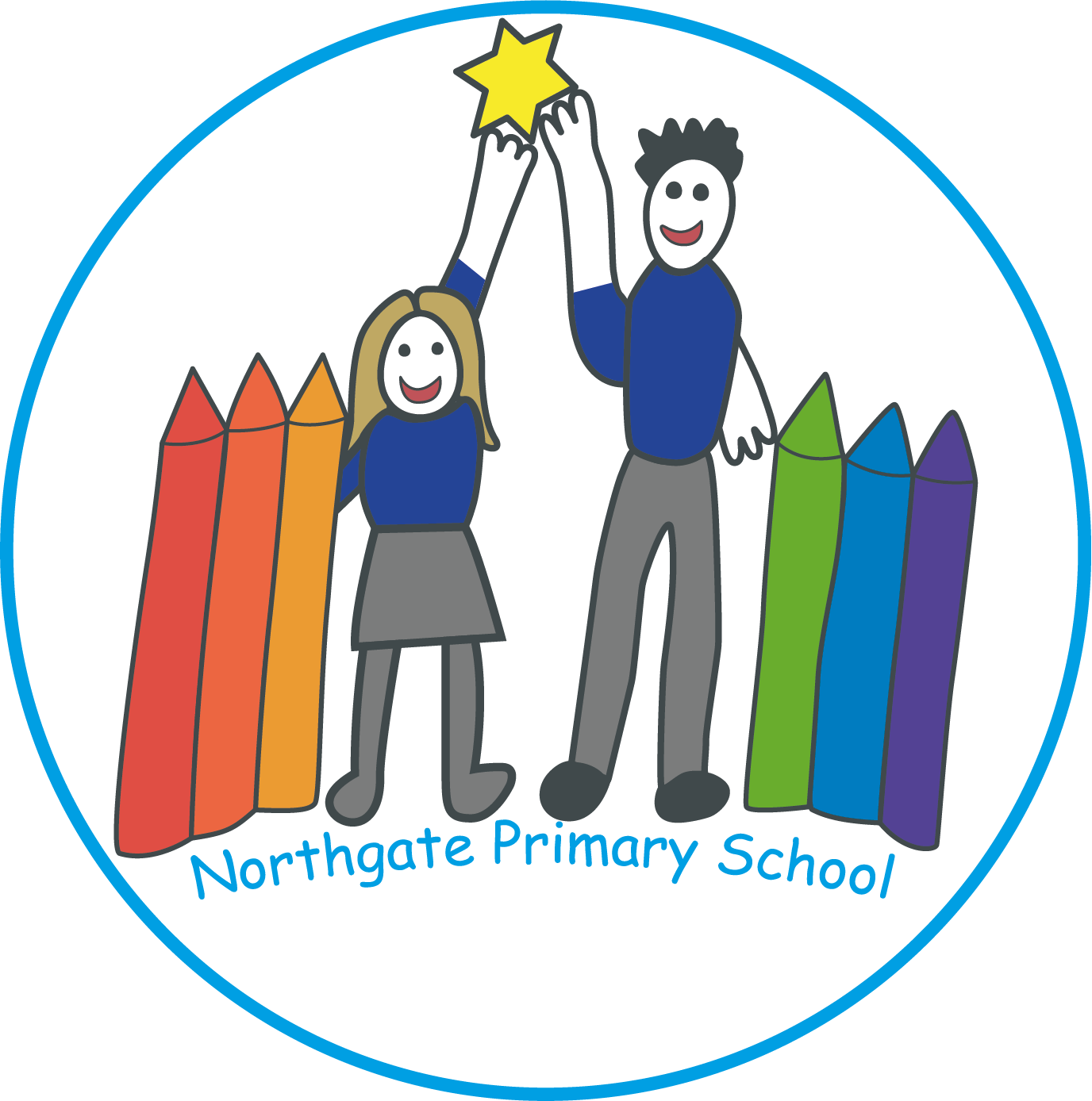 Free Library Actor Clipart School Morning Assembly - Northgate Primary School Great Yarmouth - Png Download (1376x1388), Png Download