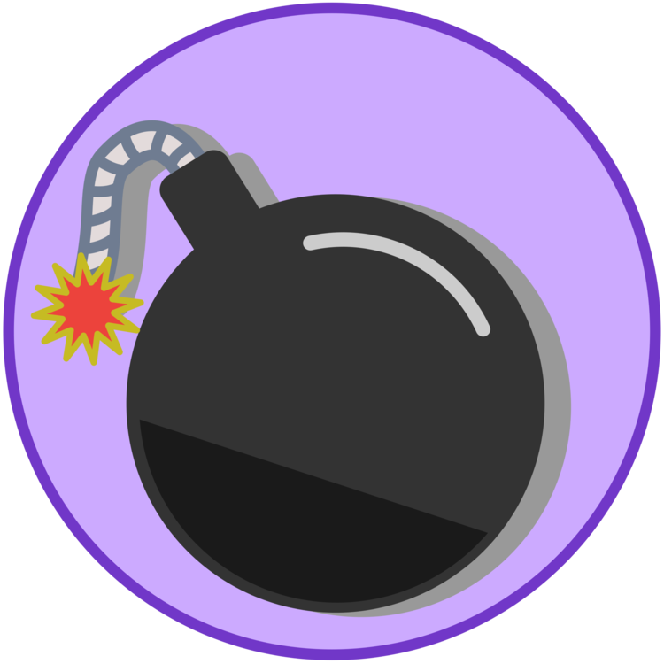 Computer Icons Bomb Emoticon Argument - Boom Clipart - Png Download (750x750), Png Download