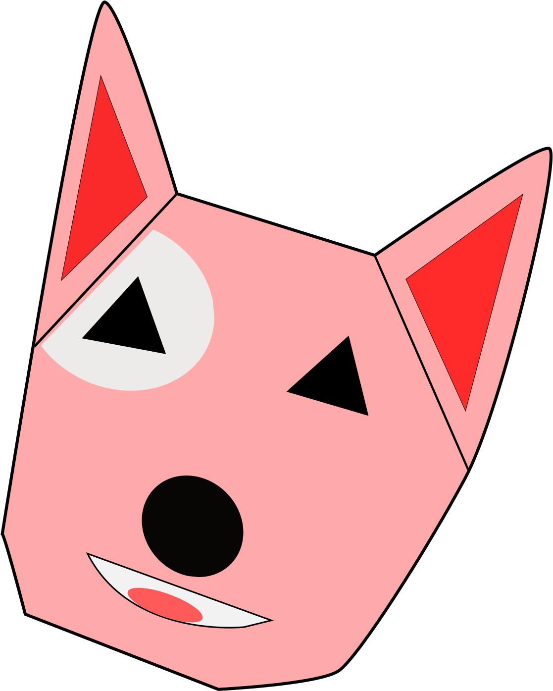 Dog, Cartoon, Bull Terrier Large 900pixel Clipart, - Dog - Png Download (637x900), Png Download