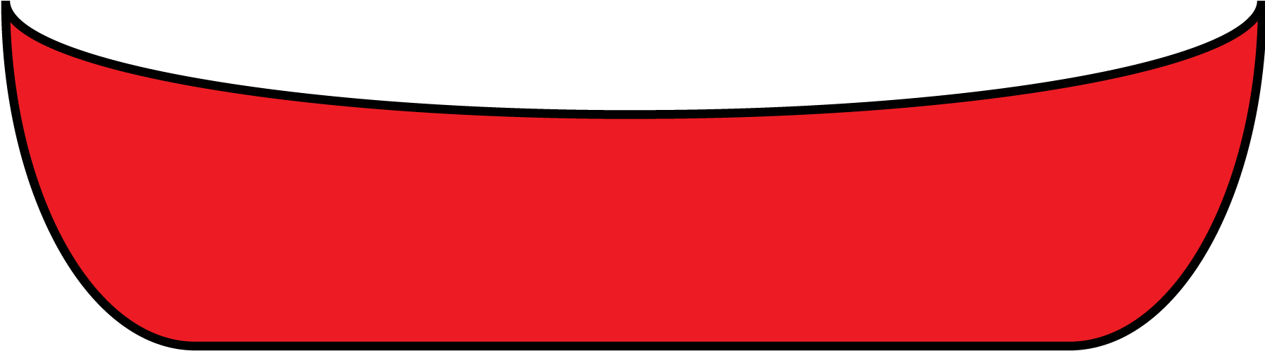 Kids Canoeing Clipart - Cartoon Canoe Png Transparent Png (1800x545), Png Download