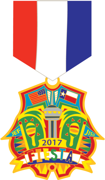 Each Year Judson Isd Partners With The United Way Campaign - 2017 Jisd And Jef Fiesta Medal Clipart (585x600), Png Download