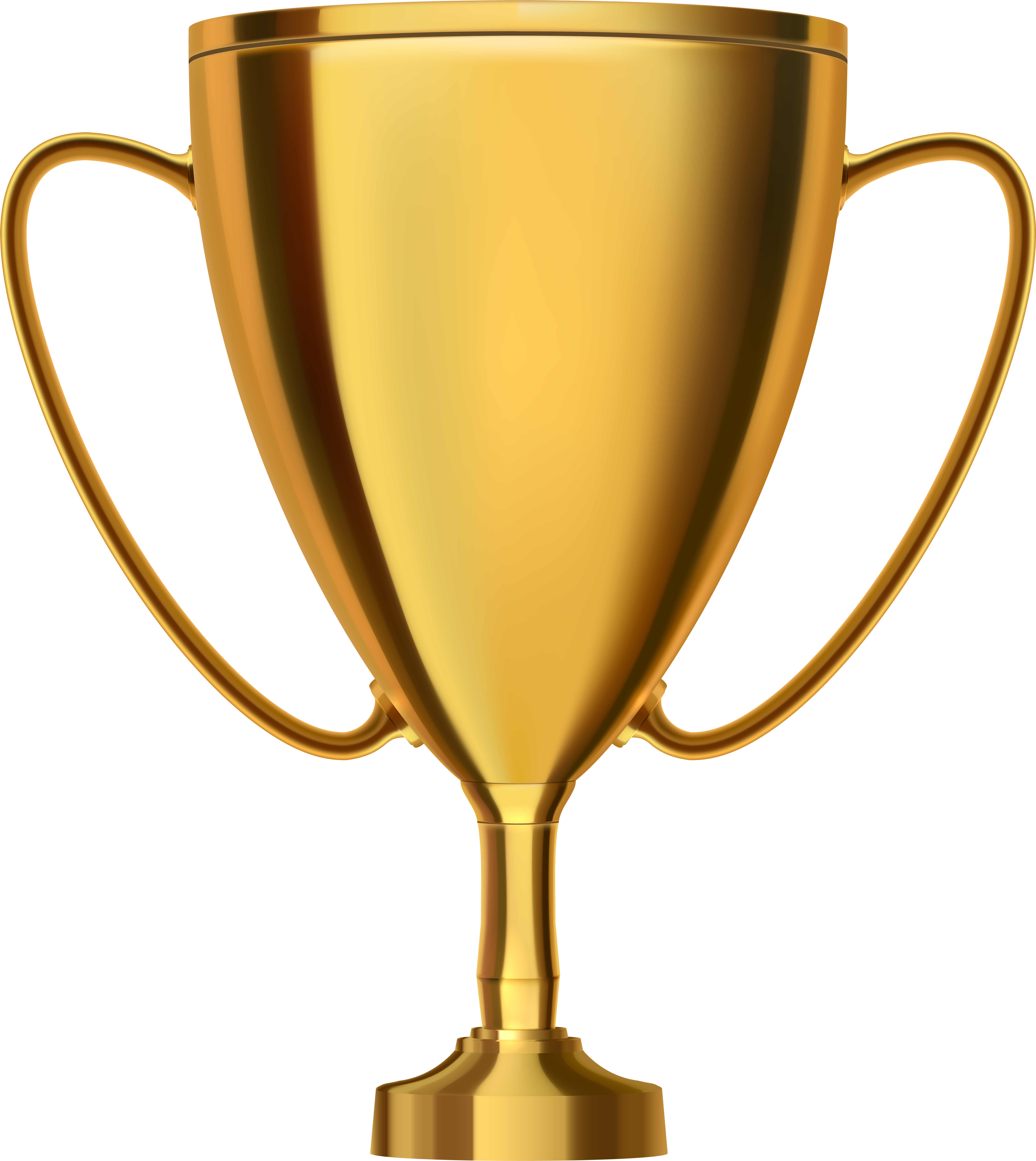 Gold Trophy Cup Transparent Png Clip Art - Trophy Transparent Background (537x600), Png Download