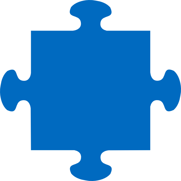 Puzzle Piece Clipart (600x600), Png Download
