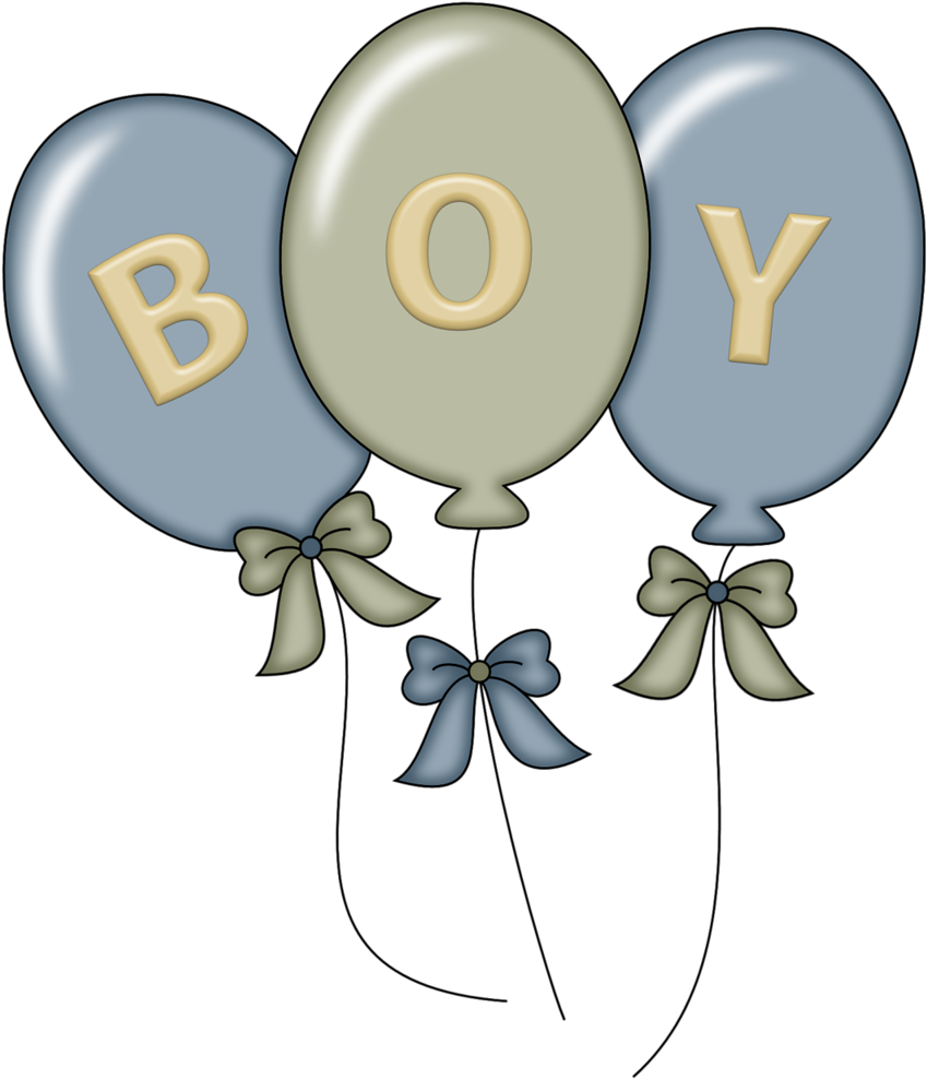 B *✿*little Ones Lullabye Baby Shower Clipart, Clipart - Png Baby Balloon Illustration Transparent Png (916x1024), Png Download