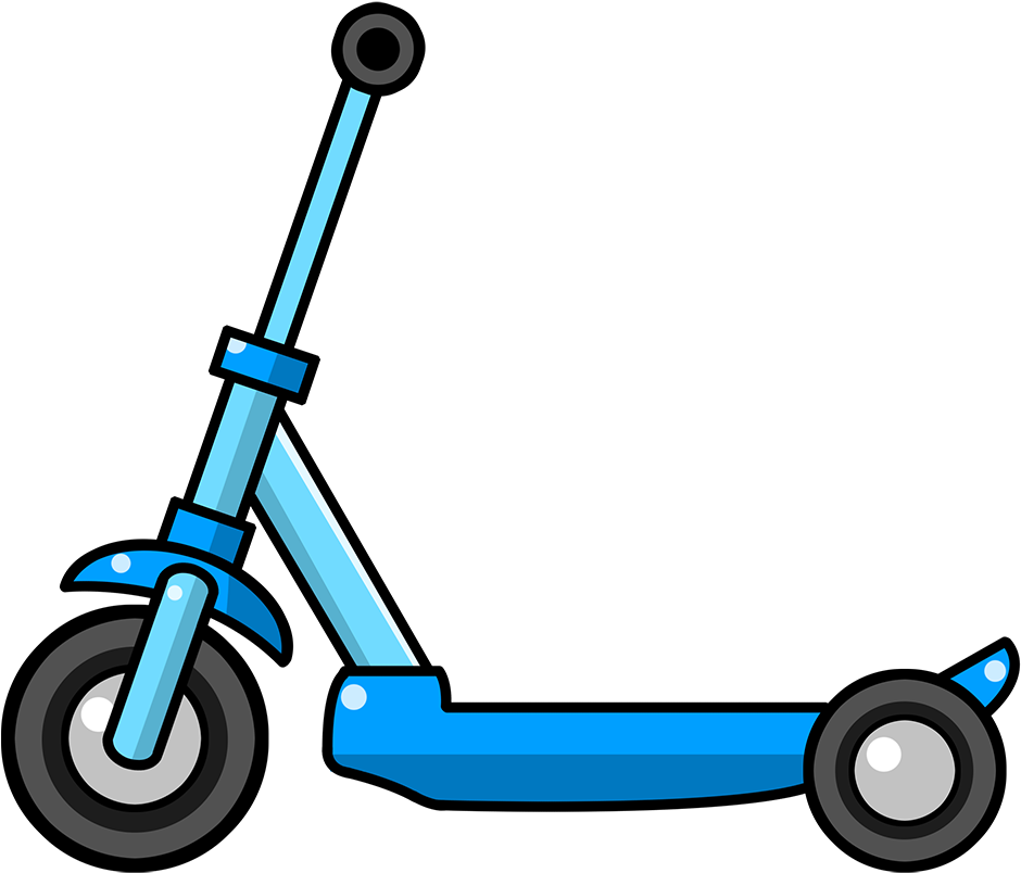 Clipart Info - Scooter Clipart - Png Download (1067x931), Png Download