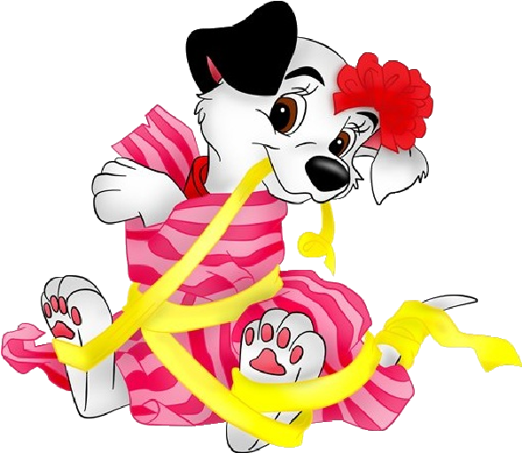 Daisy Duck Disney Clip Art Image - Dalmatian Dog - Png Download (600x600), Png Download
