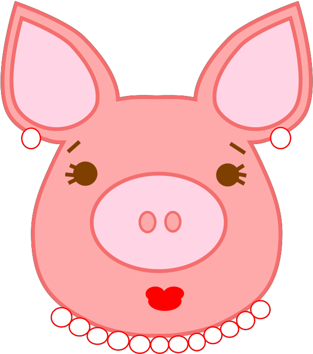 Pig Clip Art - Clip Art - Png Download (528x596), Png Download