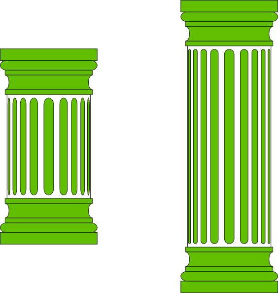 Column Clipart Cfxq - Trụ Cột - Png Download (564x593), Png Download