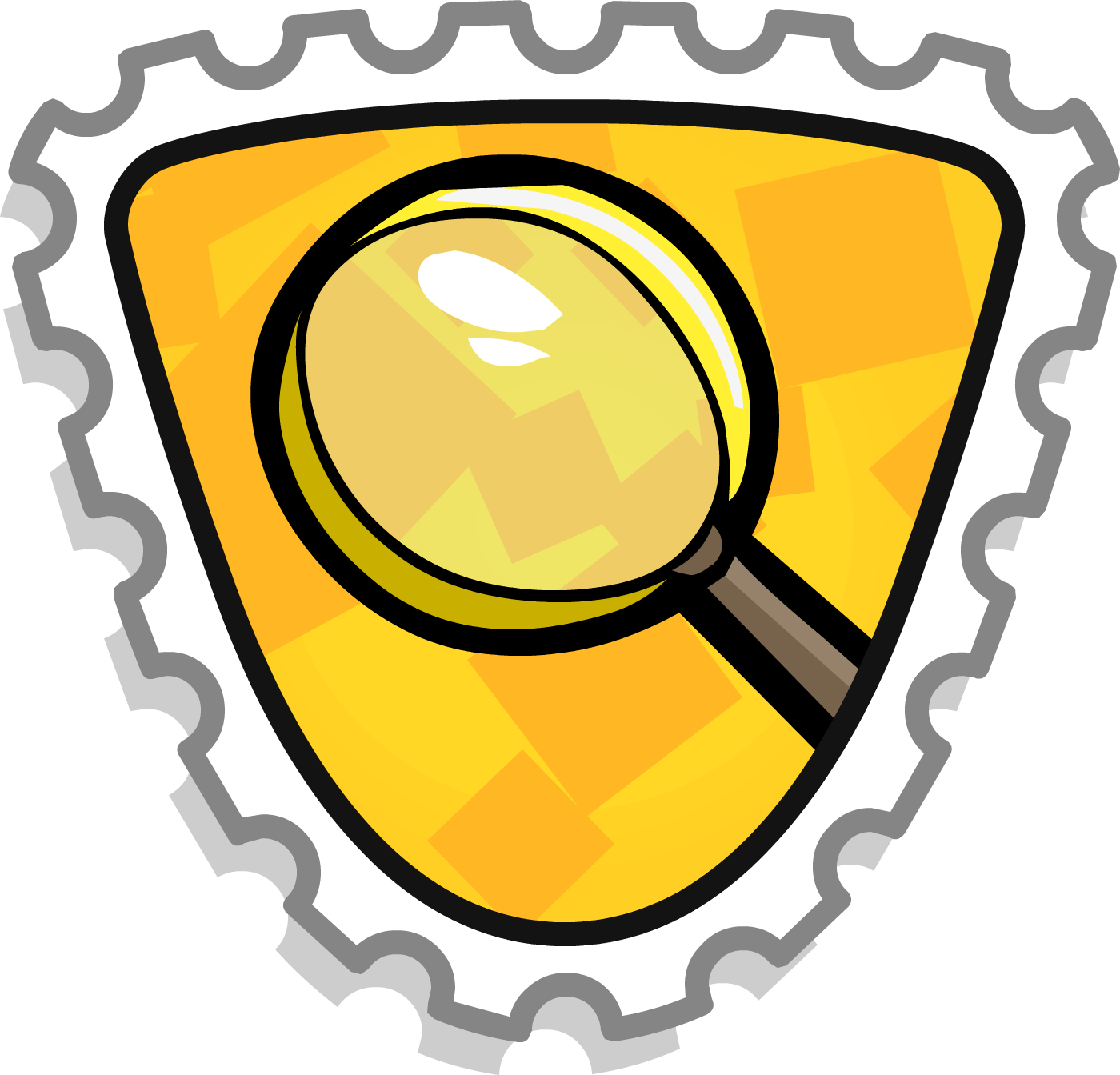 Scavenger Hunt Treasure Hunt Cliparts Png - Logo Stamp Club Penguin Transparent Png (1400x1344), Png Download