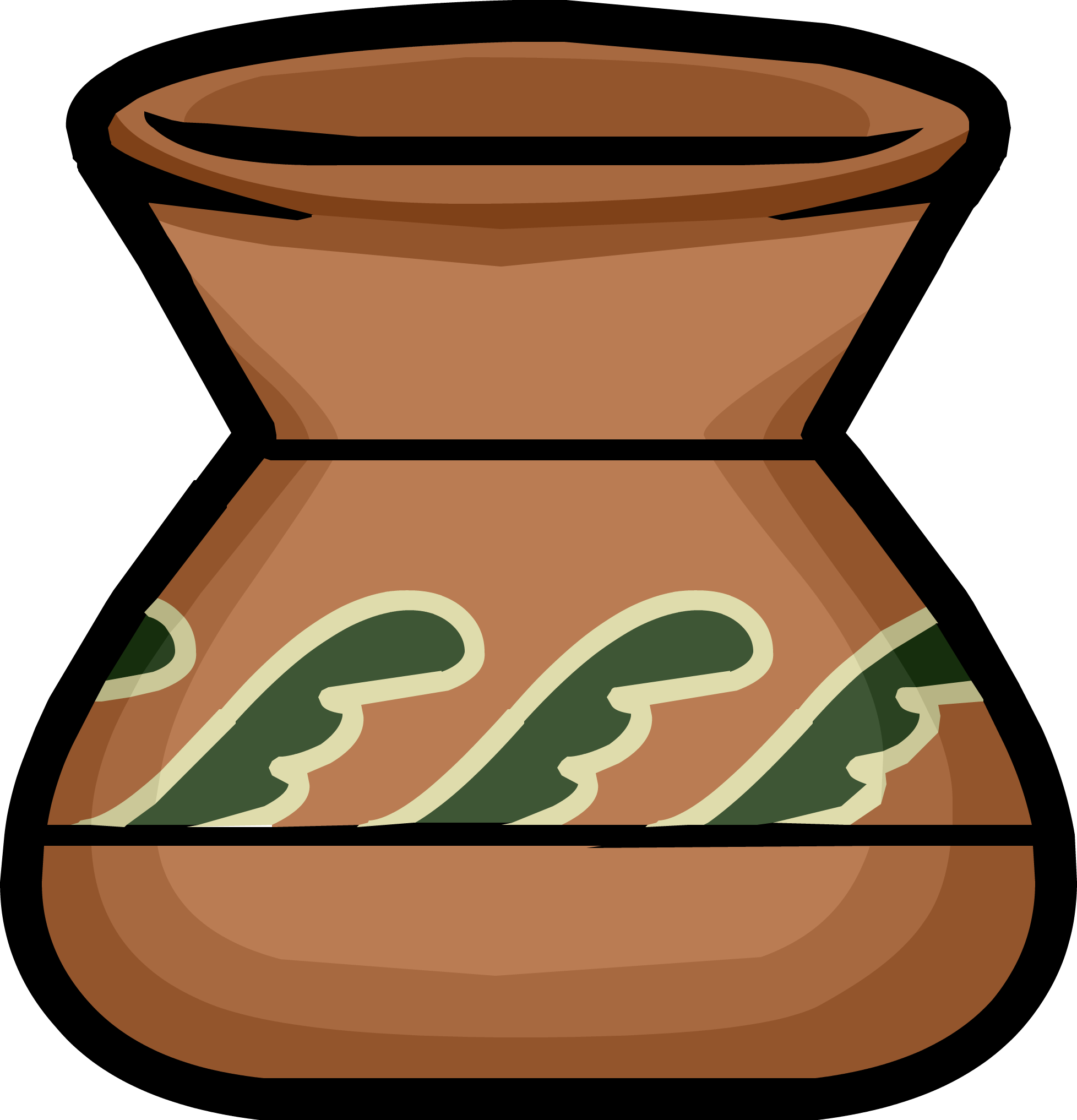 Image Terracotta Pot Png Club Penguin Wiki - Portable Network Graphics Clipart (1956x2034), Png Download