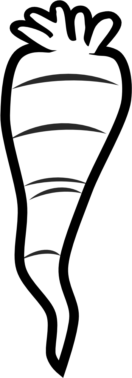 Cobra - Clipart - Black - And - White - Free Clip Art Black And White Carrot - Png Download (999x1413), Png Download