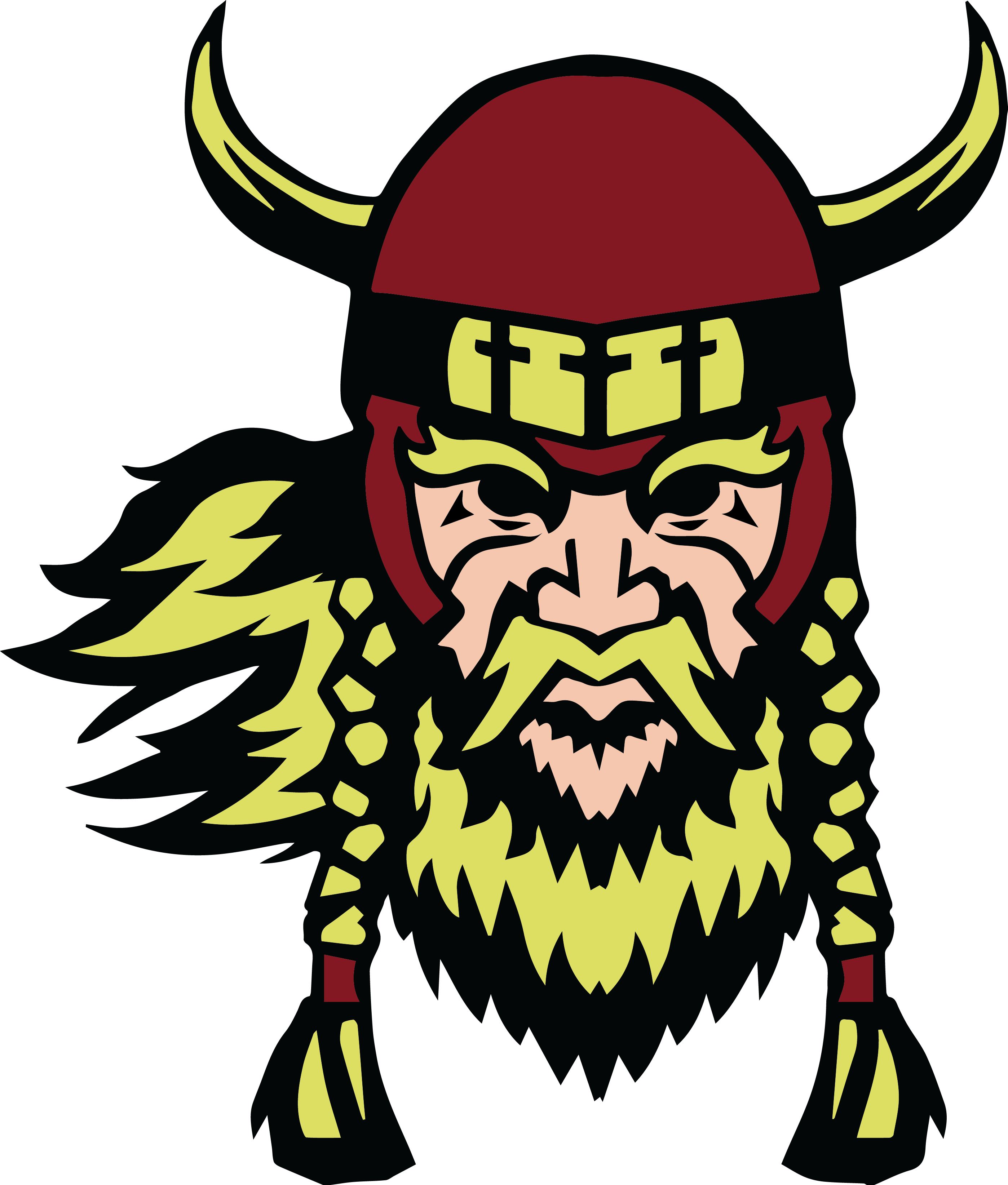 Boys Varsity Wrestling - Iona Prep Gael Clipart (2796x3288), Png Download