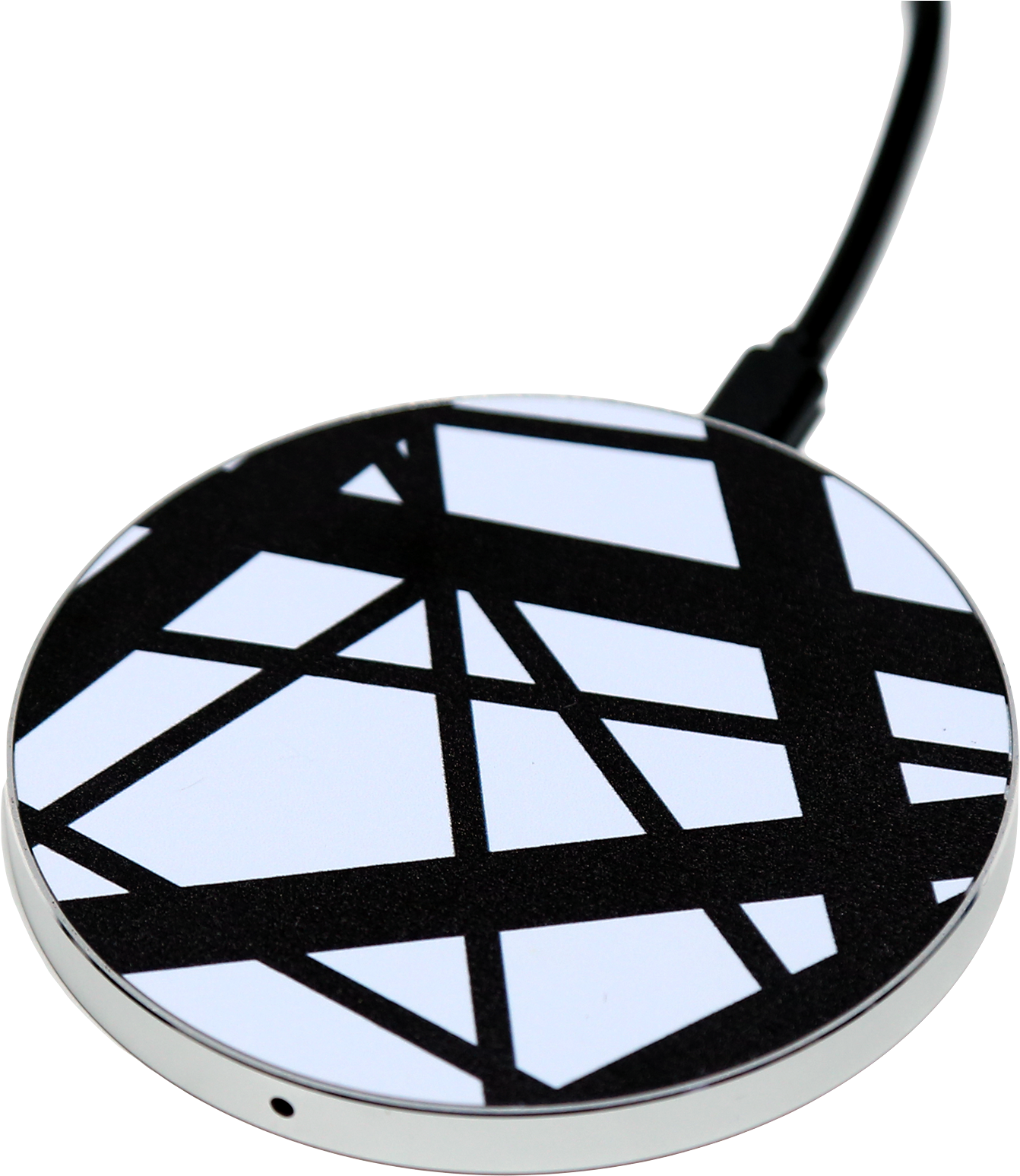 Frankenstein Wireless Charging Pad Black/white - Inductive Charging Clipart (2000x2000), Png Download