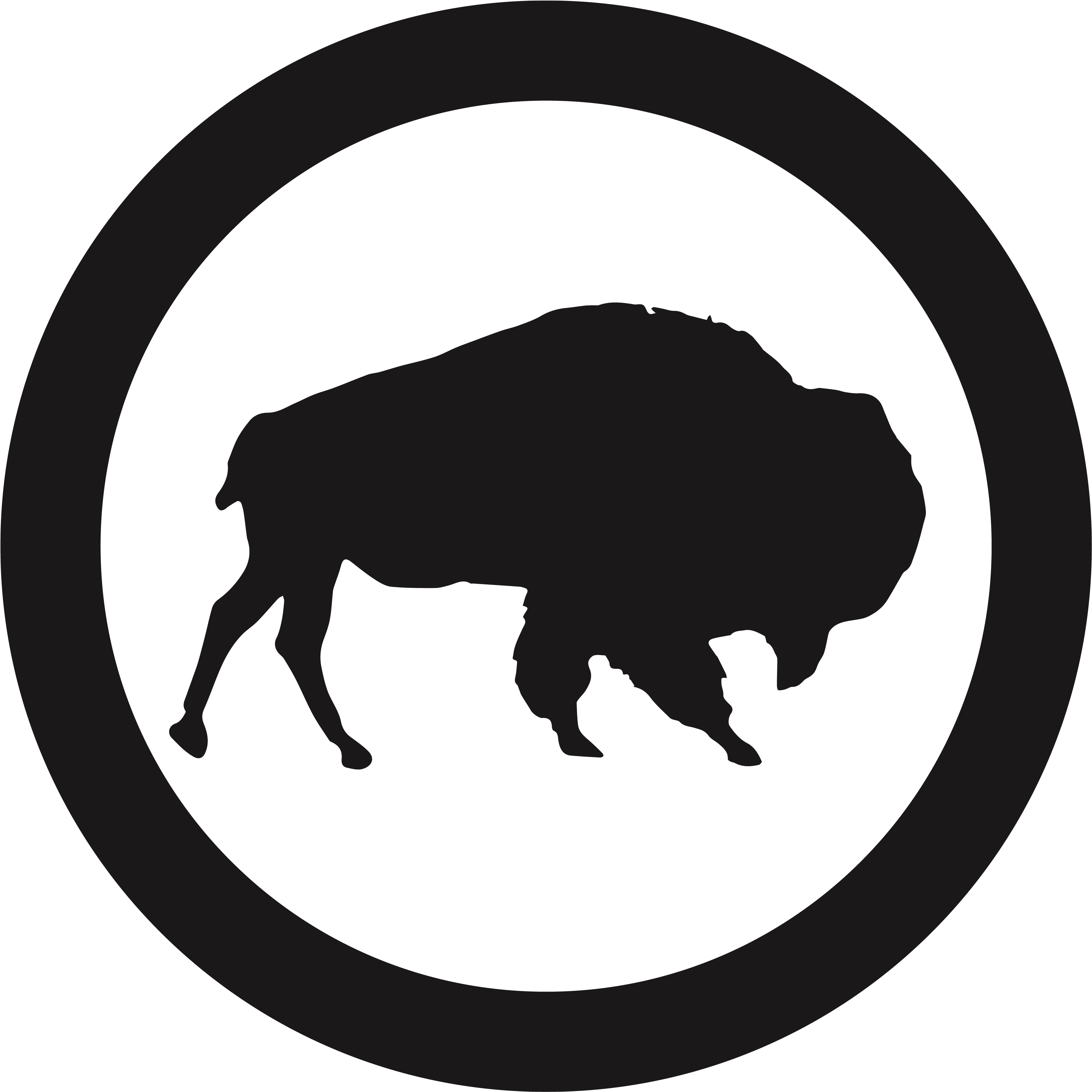 Bison Bay - Gloucester Road Tube Station Clipart (3600x3600), Png Download