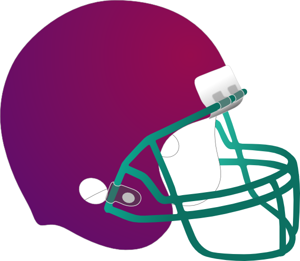 Football Helmet And Football Clipart (600x523), Png Download