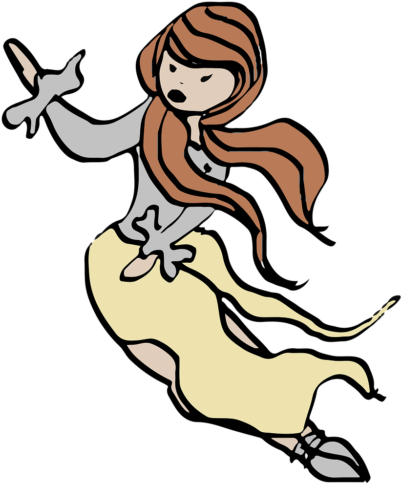 Girl Clipart (1280x1106), Png Download