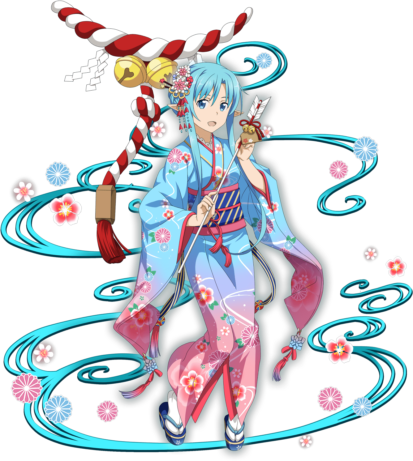 Asuna Clipart Blue Elf - Png Download (1500x1500), Png Download