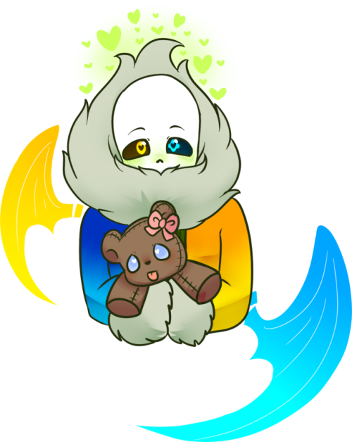 Have This Art Of Sparky Handing You A Teddy Bear - Art Clipart (500x628), Png Download