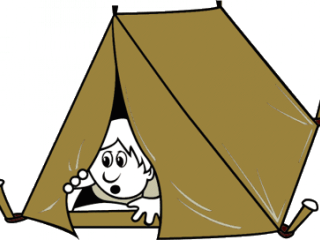 Cartoon Tent Clipart (640x480), Png Download