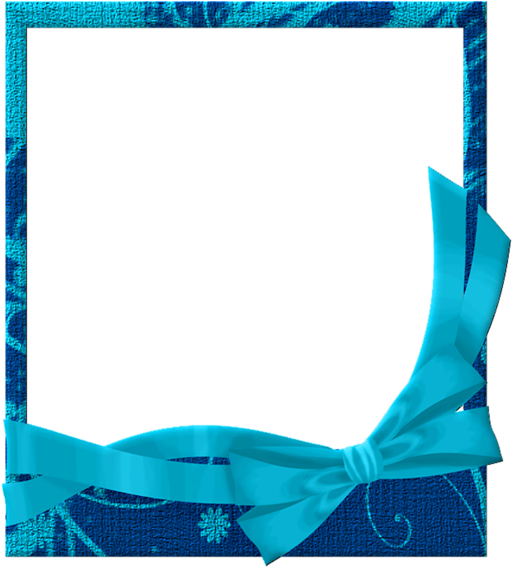 Blue And Dark Blue Transparent Frame Clipart (600x600), Png Download