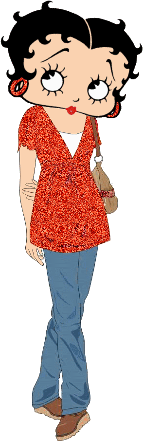 Http - //www - Pinterest - Com/lelanif/betty-boop/ - Betty Boop Clipart (400x950), Png Download