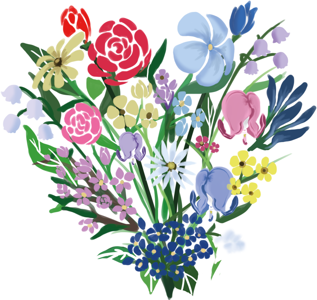 Flower Heart - Las Vegas Clipart (1200x1200), Png Download