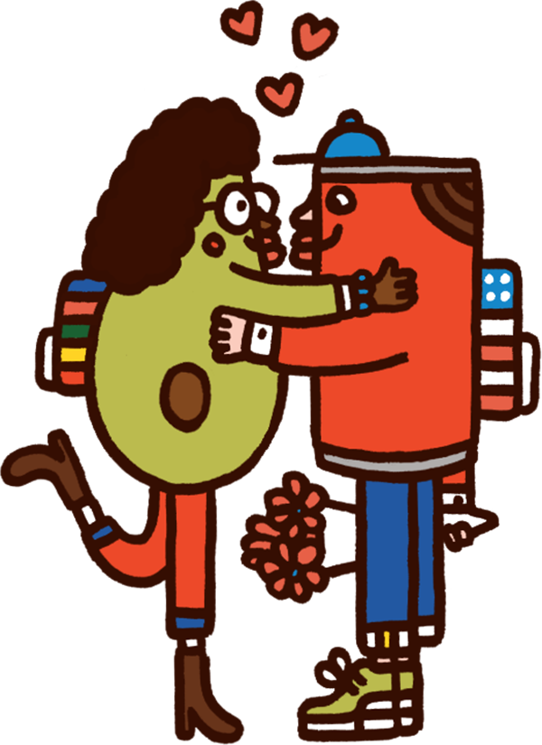 "liberals Who Use The Word "avocado" And Republicans Clipart (600x825), Png Download