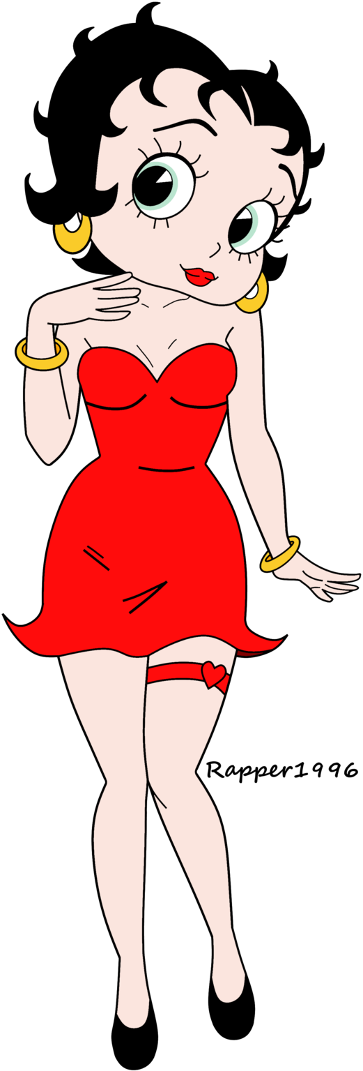 Betty Boop Anime Render 2 By Rapper1996 - Sexy Nude Betty Boop 84 Clipart (521x1535), Png Download