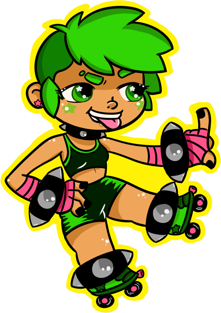 “tbh I Wanted To Upload Her With The Other Three Videogame-gals - Sticker Clipart (1280x1280), Png Download