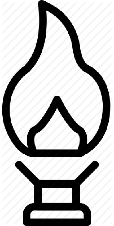 Chemistry, Fire, Lab, Lamp, Science Icon Clipart (400x787), Png Download