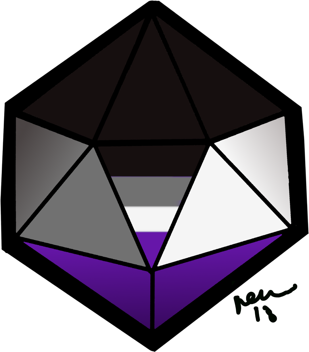 Ren Basel [they/them] ⚧ Aual Pride D20 Merch - Redbubble Clipart (1200x1200), Png Download
