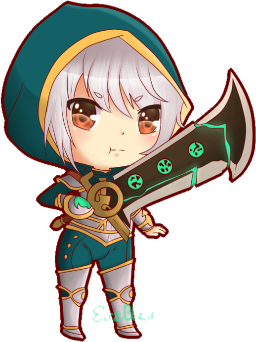 League Of Legends Clipart Riven - Riven Clipart - Png Download (894x894), Png Download