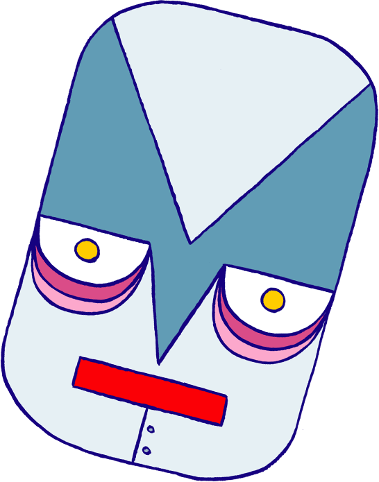 I Am The Magic Robot - Kutti Pisasu Clipart (546x695), Png Download