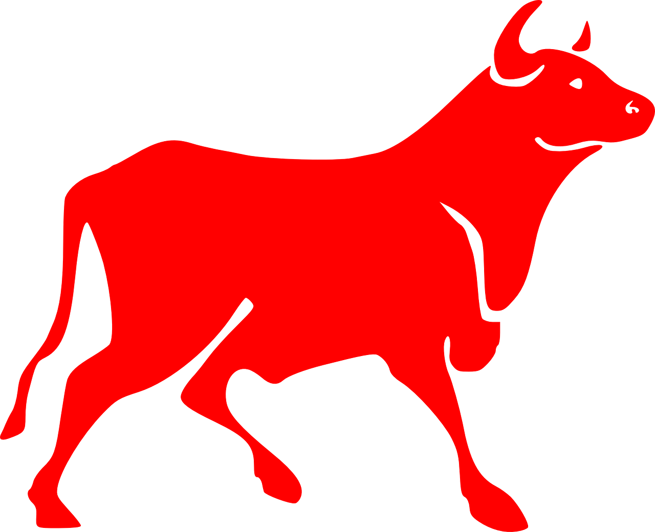 Bull Clipart - Png Download (1280x1040), Png Download