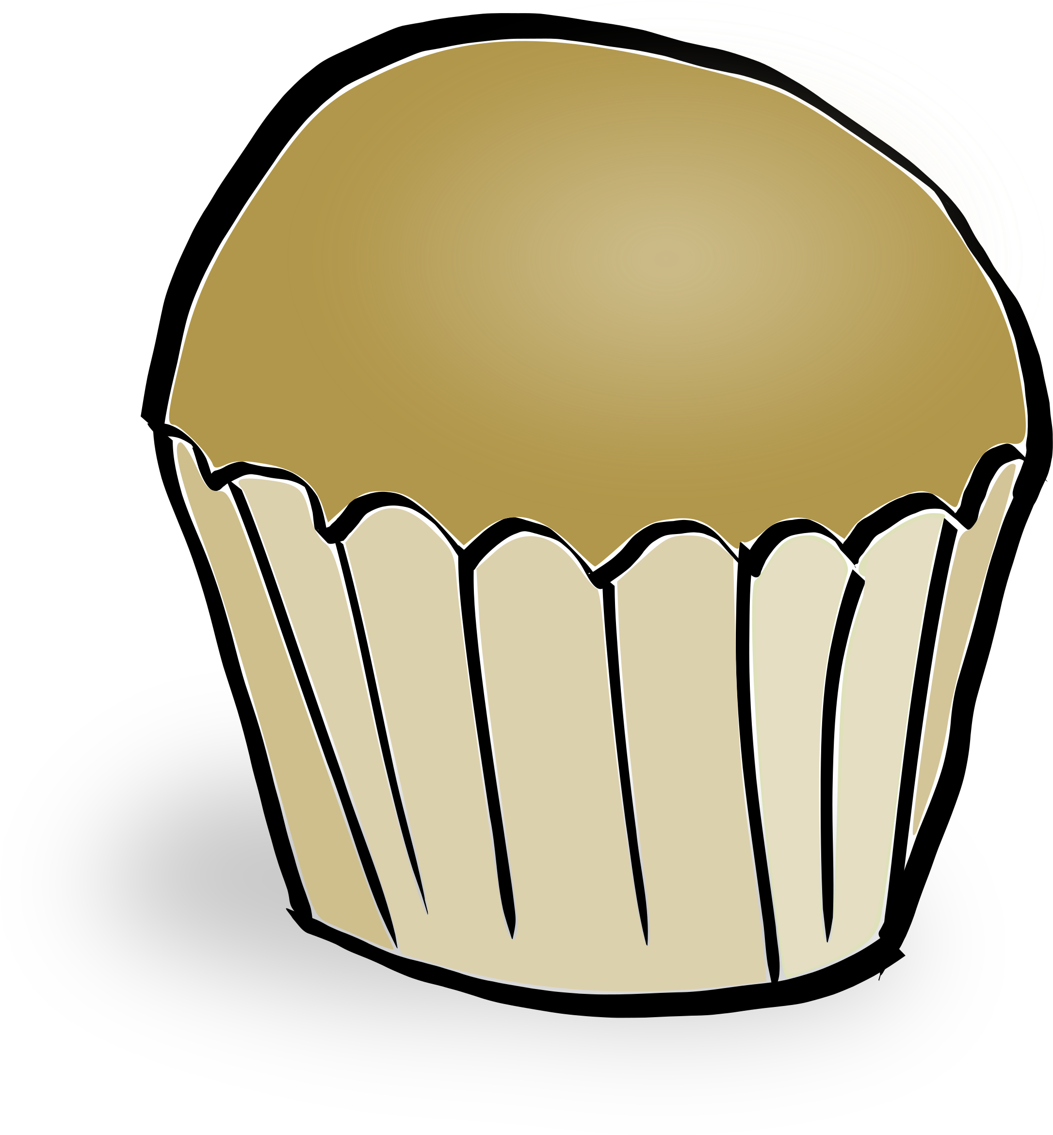 Cupcakes Clipart Cliparthot Of Blueberry Cake And - Cake - Png Download (2264x2400), Png Download